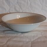 Serving dishes in fine porcelain with gilded edging