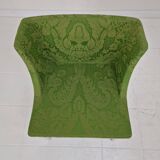 Chaise « Mademoiselle » Kartell en vert damassé par Philippe Starck, Italie, 2000