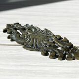 Set of 2 antique cast iron hooks for wall coat rack