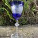 Josephinenhütte - red wine glasses (5) - Art Nouveau - Cut and engraved Crystal Roemer
