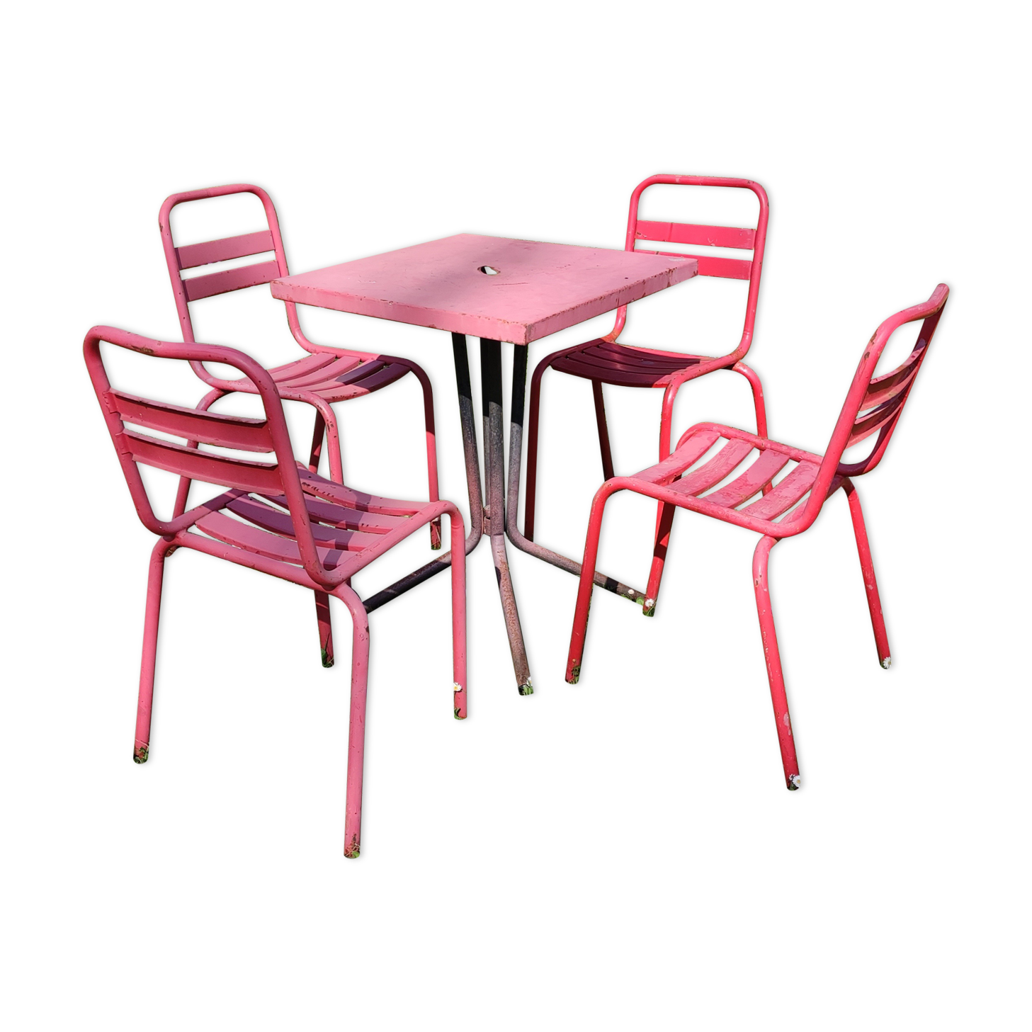 Vintage garden furniture Tolix