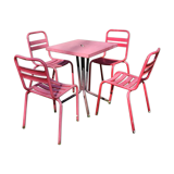 Vintage garden furniture Tolix