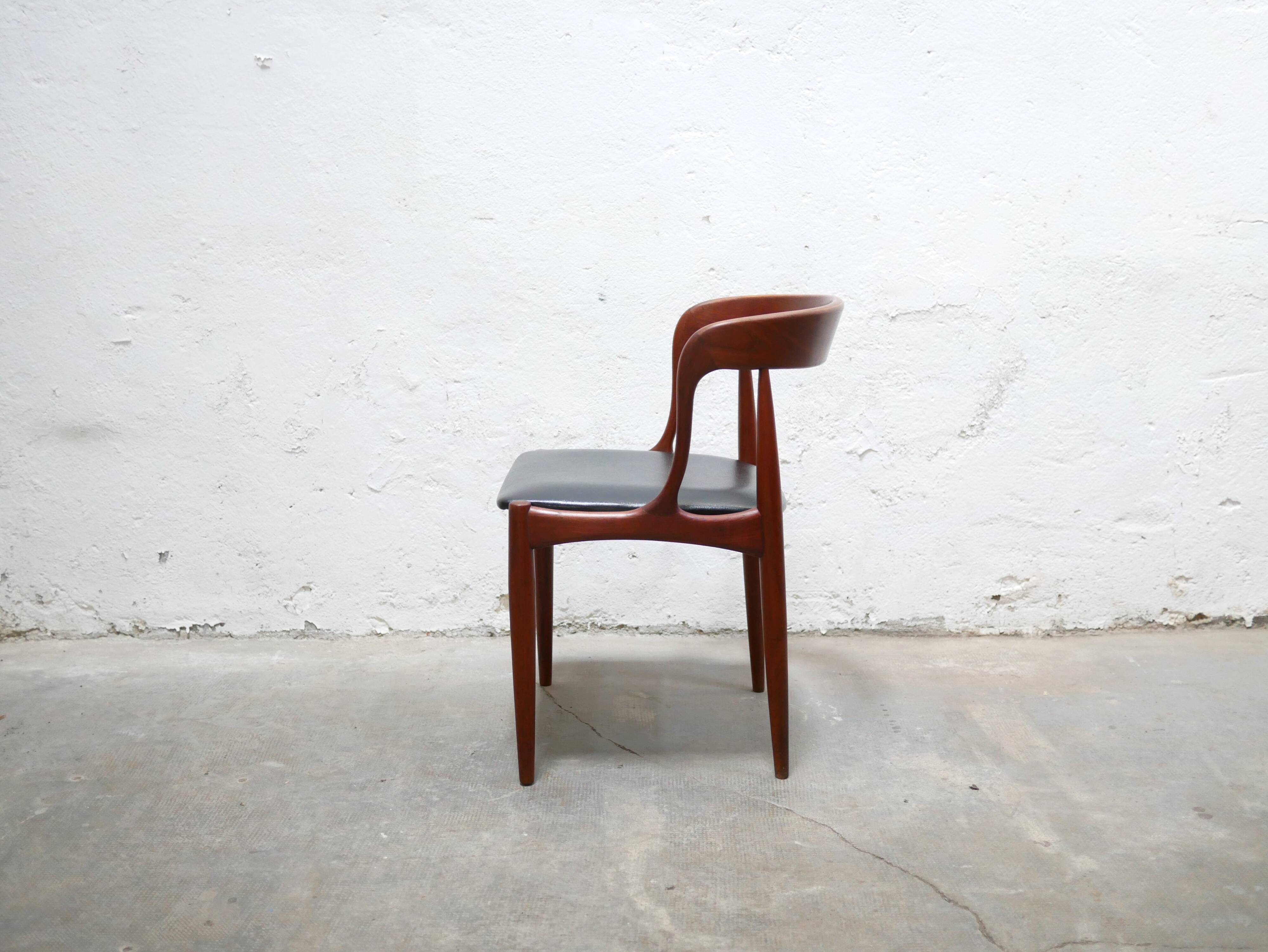 Scandinavian teak chair by J. Andersen for Uldum Mobelfabrik
