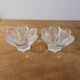 Pair of crystal candlesticks from Arques