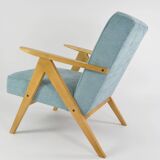 Kompas sky blue tulle armchair