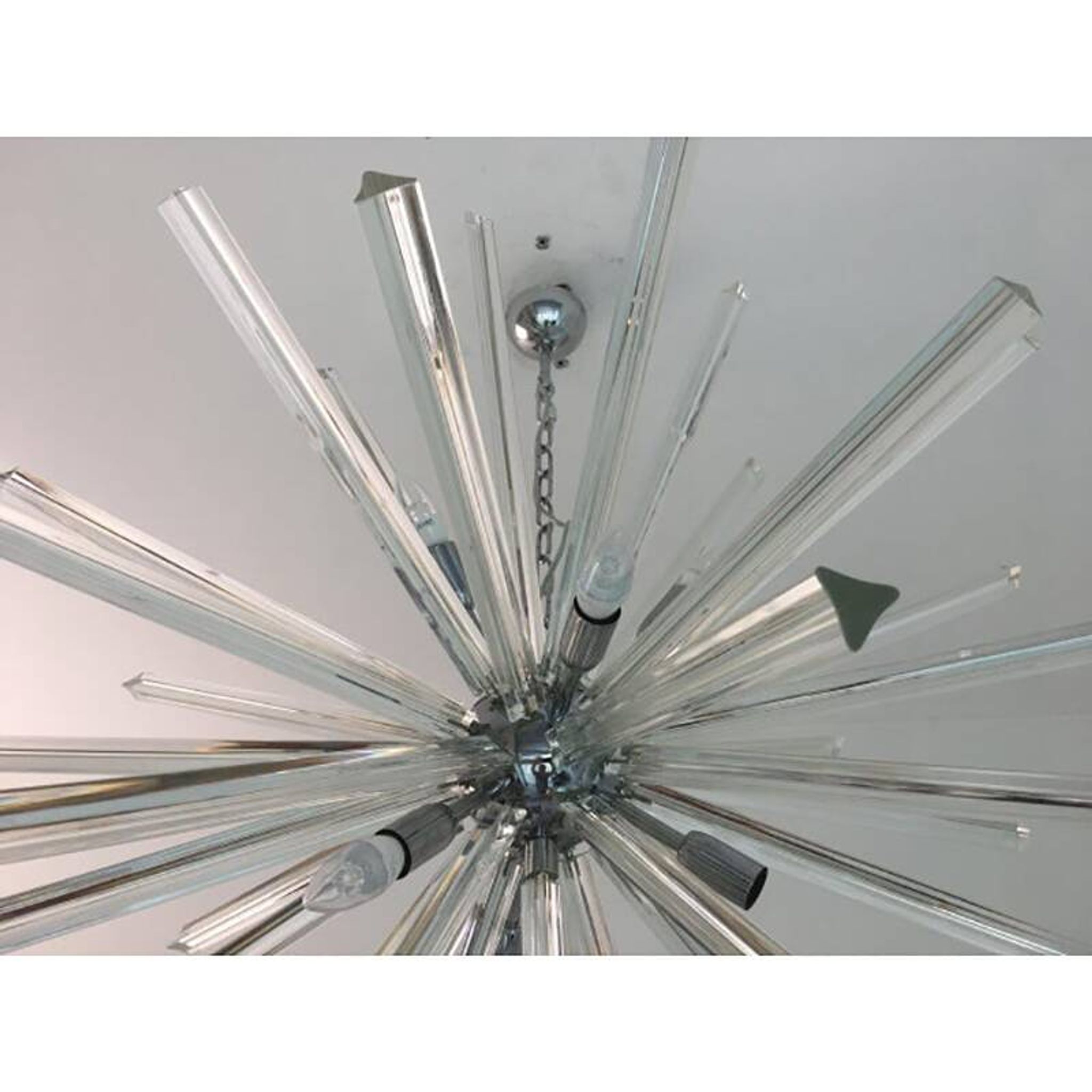 Sputnik Triedro Murano Glass Chandelier