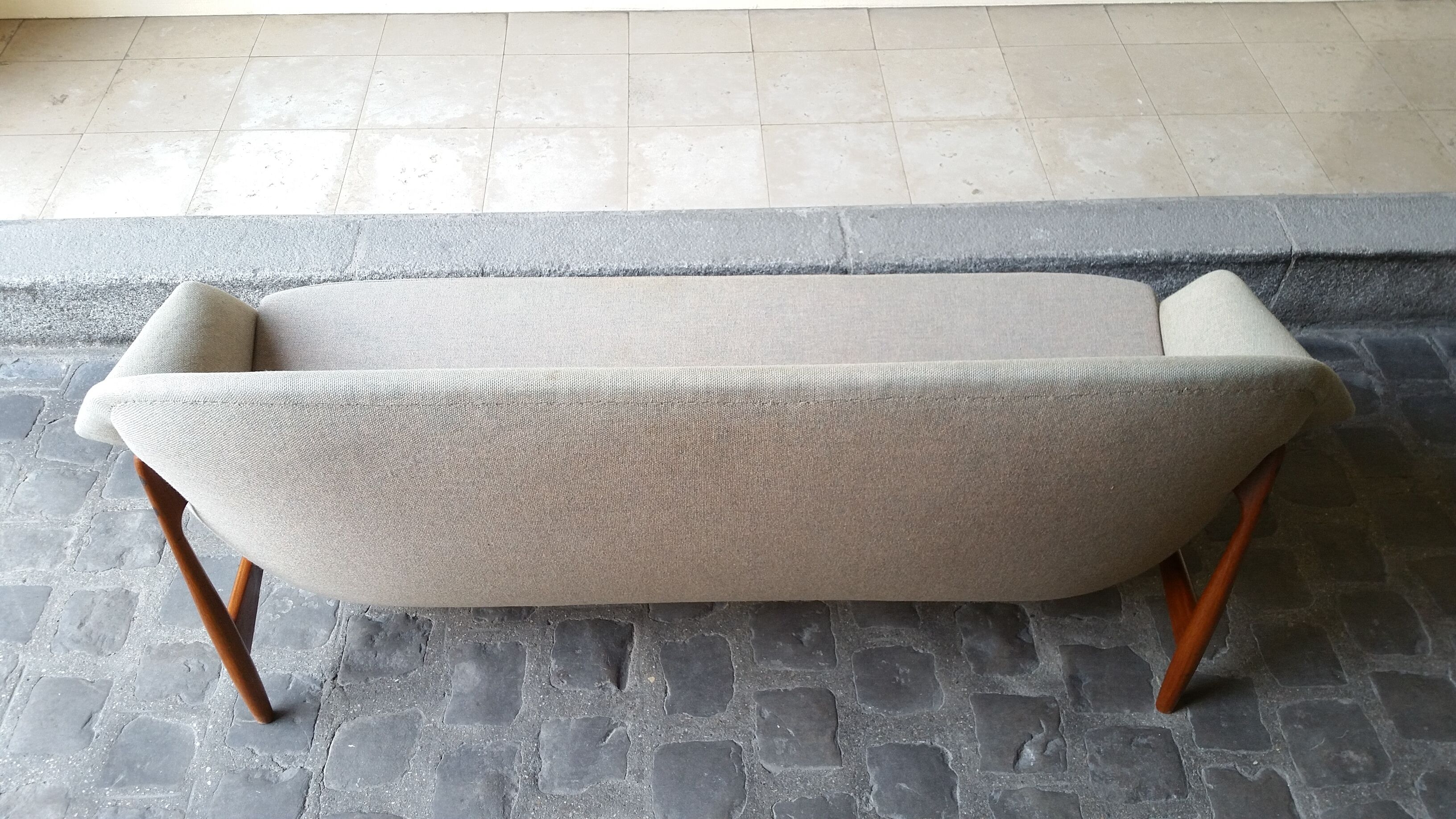 Sofa organic Danish Ib Kofod - Larsen for Carlo Gahrn of 1957