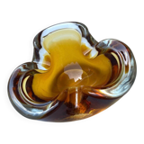 Murano ashtray from the 70s in blown glass