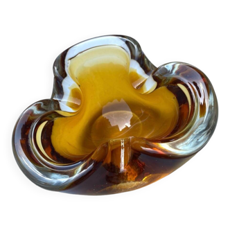 Murano ashtray from the 70s in blown glass