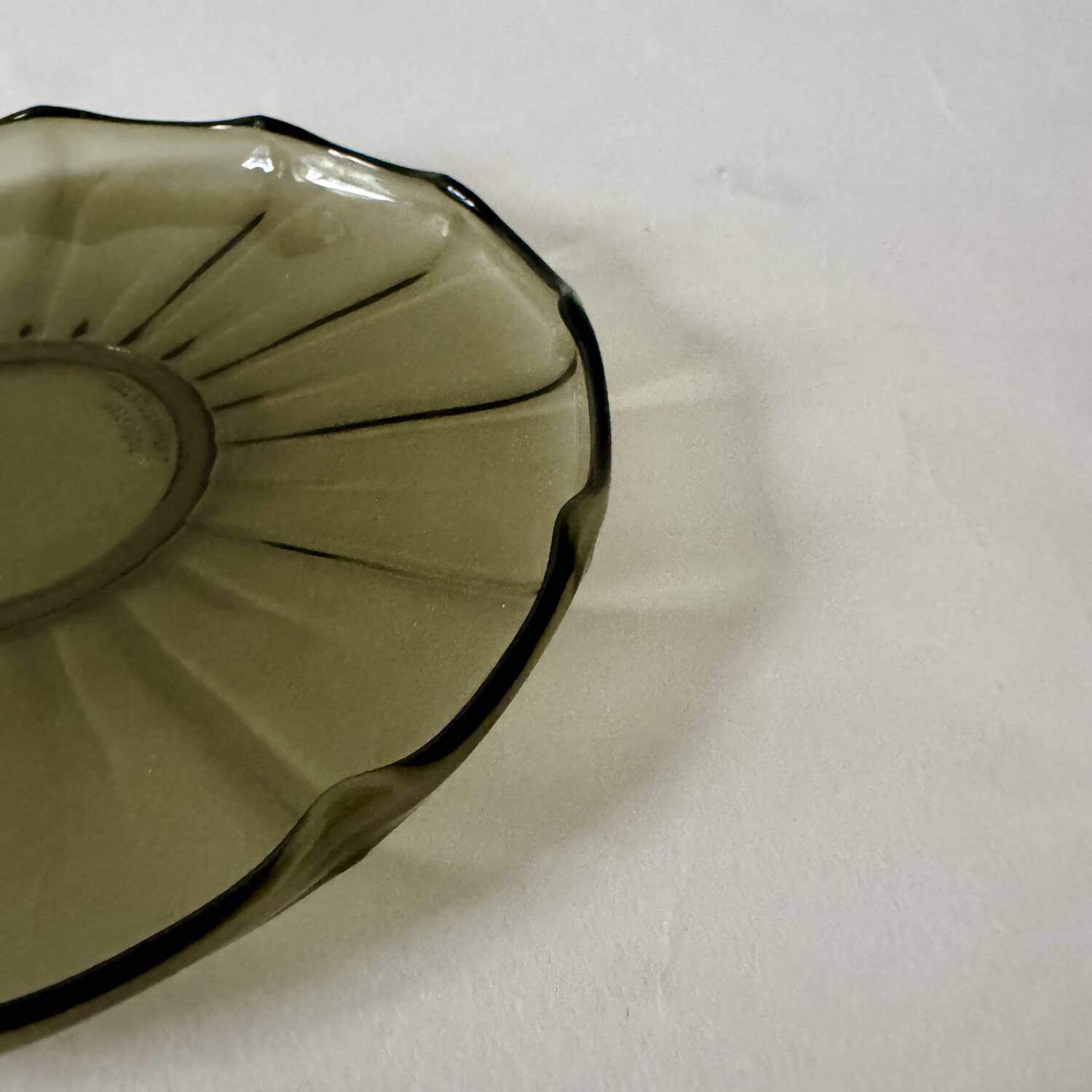 Glass bowl by Cristallerie de Val St Lambert, 1960s