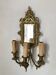 Applique XIXe style Napoléon III en bronze doré avec miroir biseauté