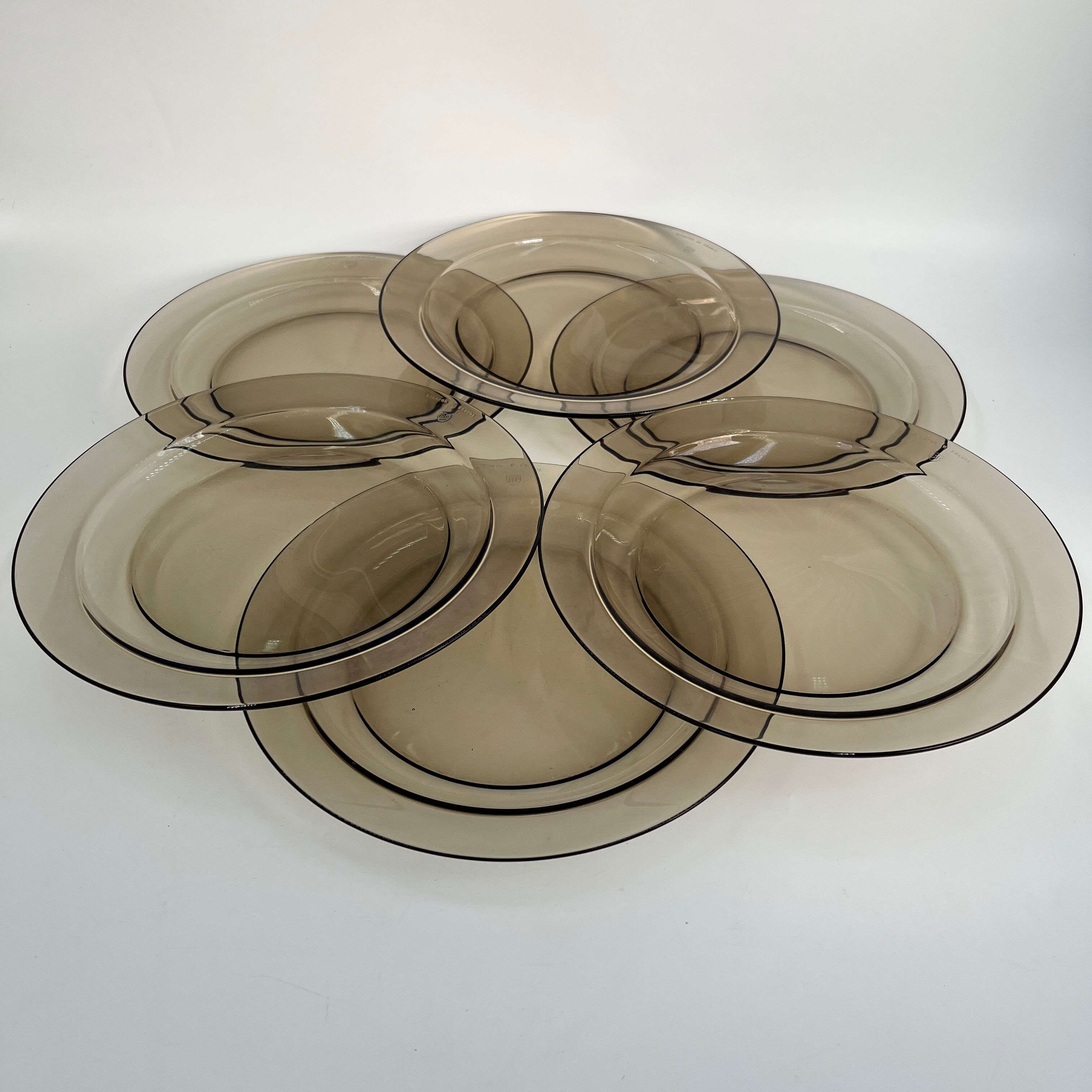 Arcopal smoked glass set