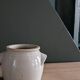 Beige stoneware pot