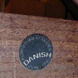 Scandinavian extendable round table Hans Olsen