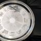 Silver metal tray 12 astrological signs of the famous house christofle