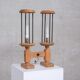 Paire de lampes de table de Guillerme et Chambron