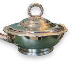 Solid silver vegetable tree Louis XVI style