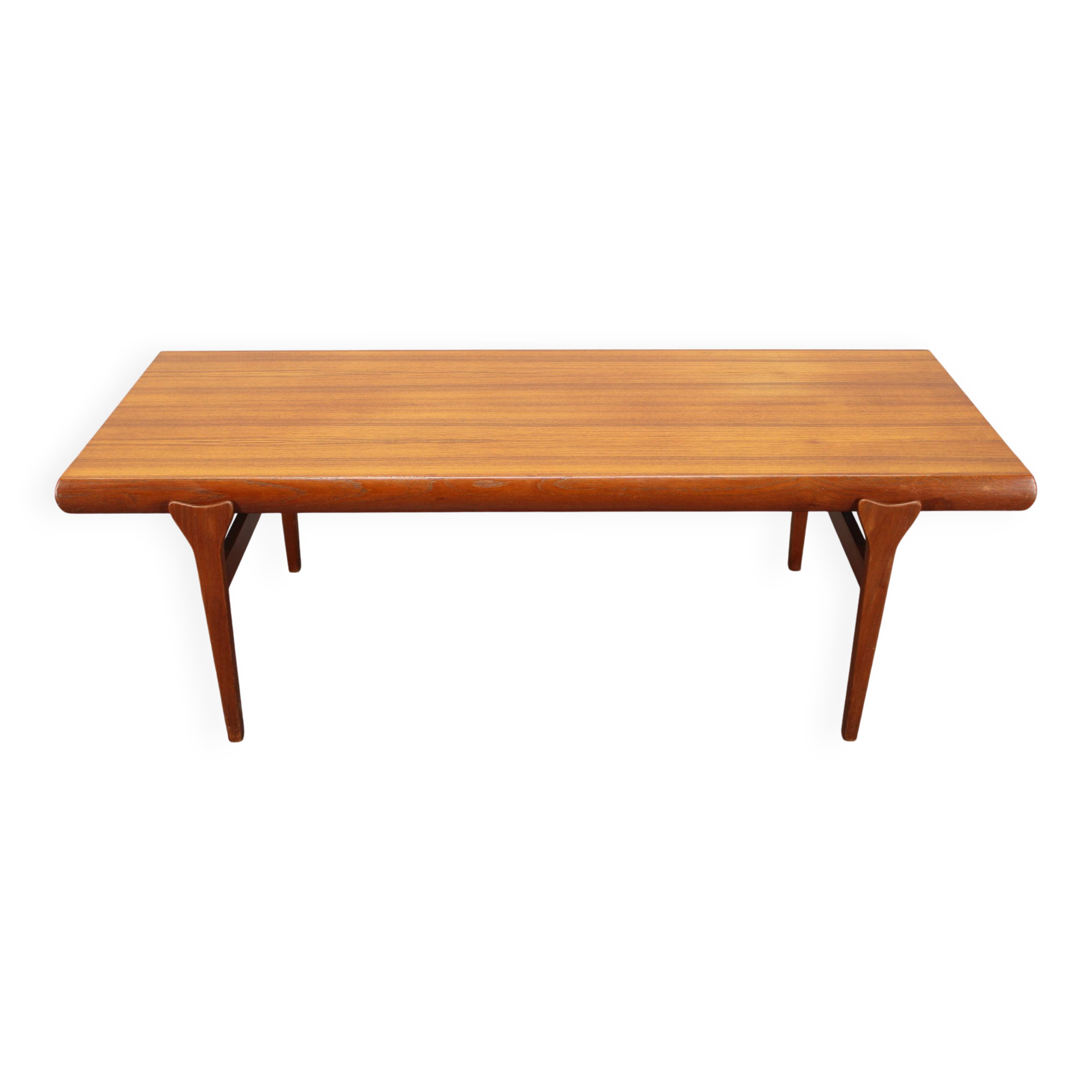 1960s Johannes Andersen Restored Teak Coffee Table for CFC Silkeborg, Denmark