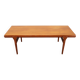 1960s Johannes Andersen Restored Teak Coffee Table for CFC Silkeborg, Denmark