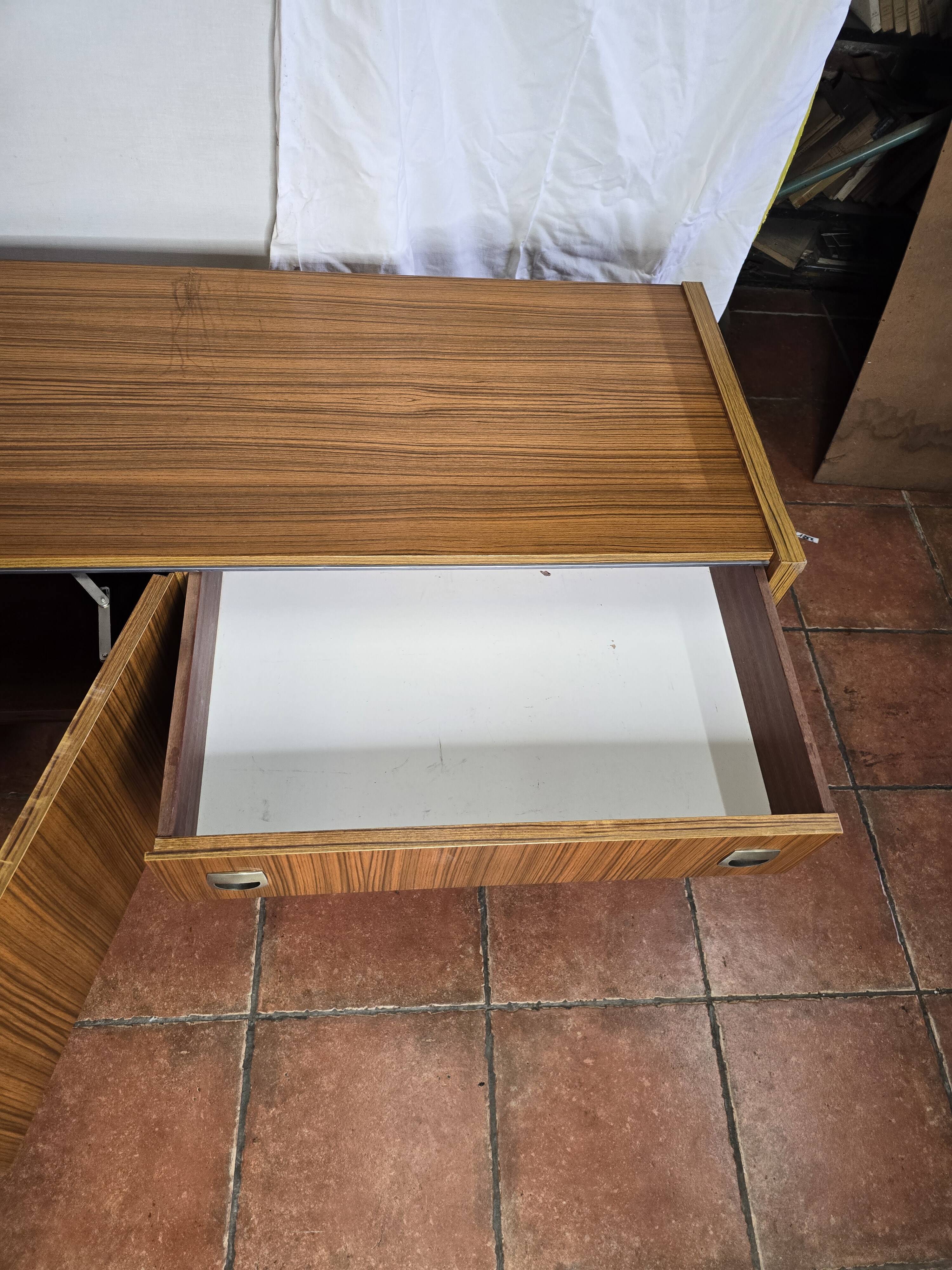 Scandinavian low sideboard from the 60s in teak