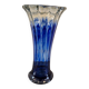 Ancient Blue and Transparent Murano Glass Vase