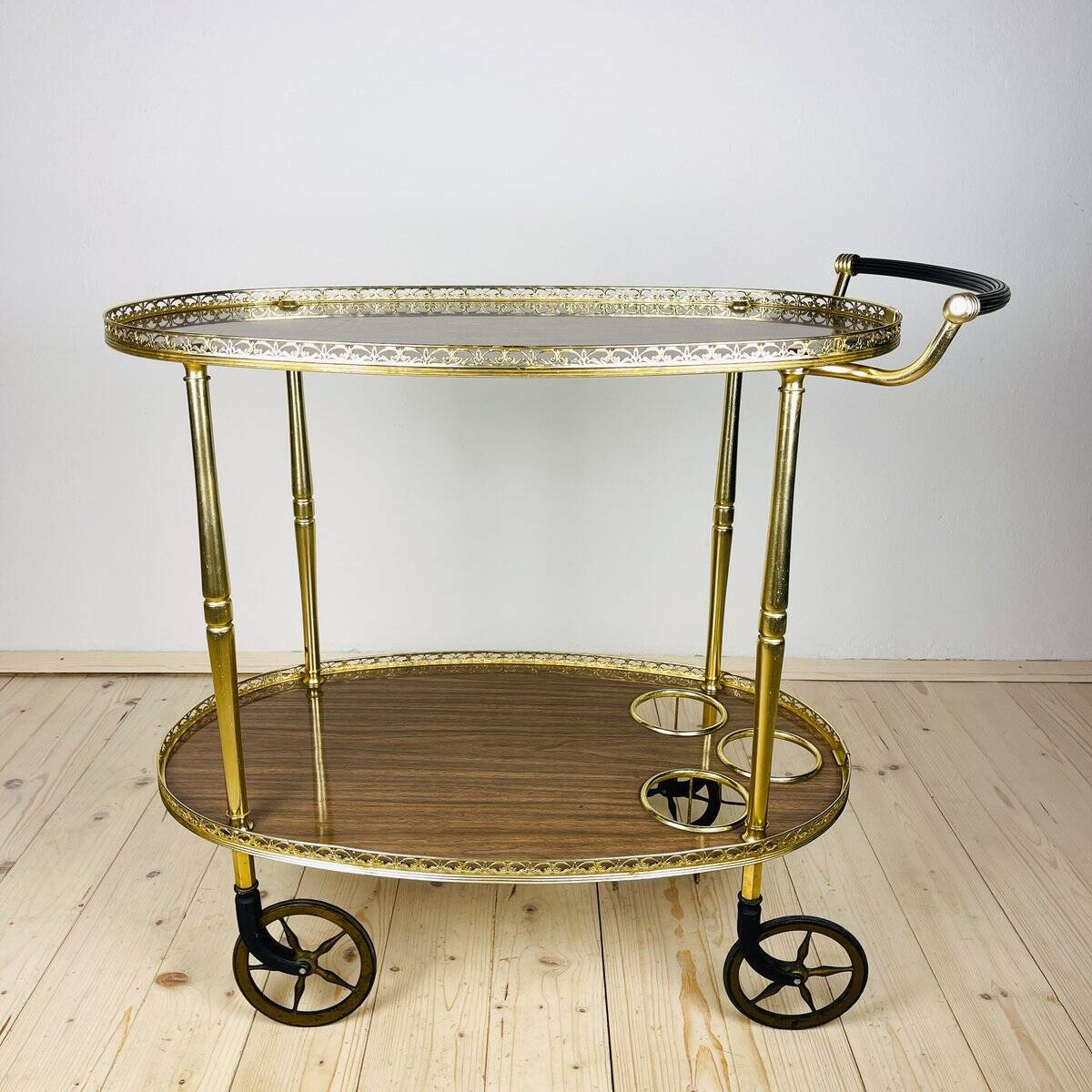 Vintage bar cart by M.B., Italy, 1960s