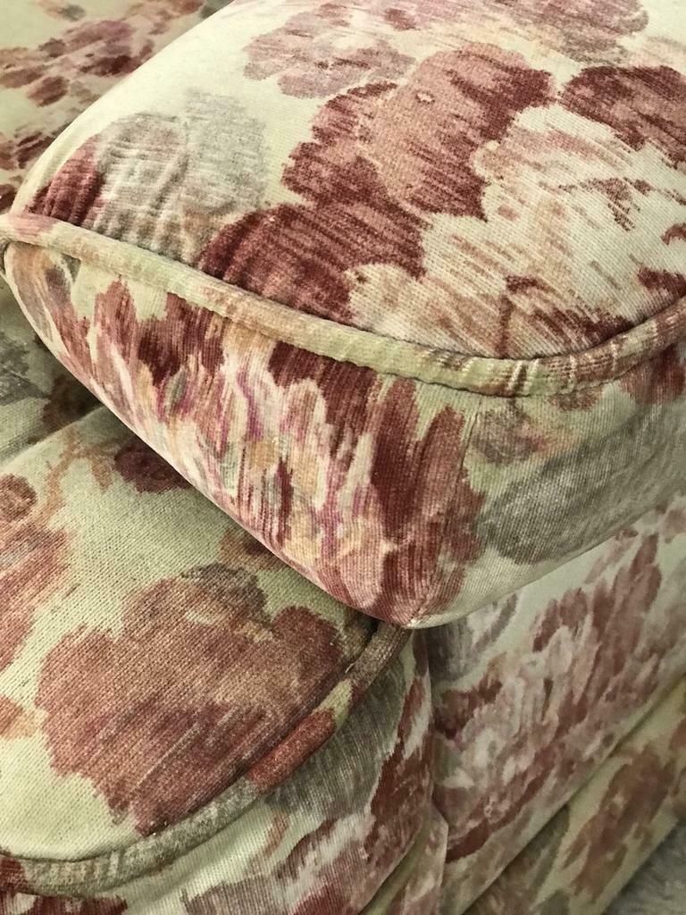 vintage flowered two-seater / sofa / sofa