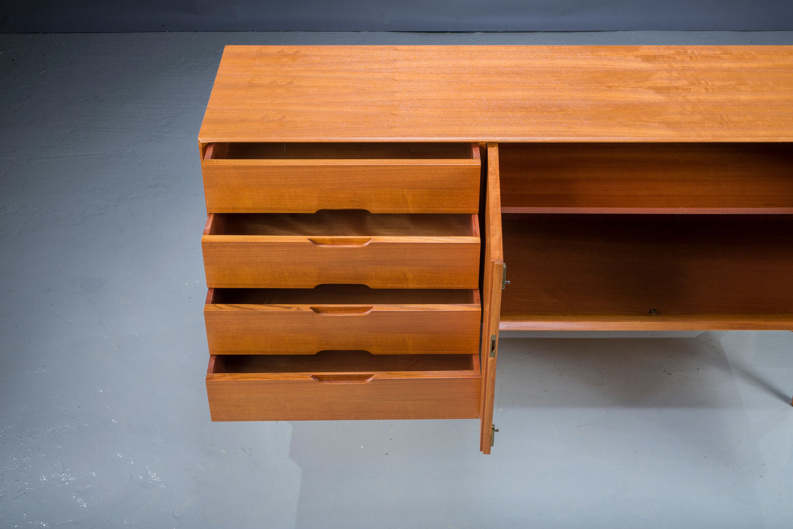 Mid-Century Teak Sideboard by Rex Raab for Wilhelm Renz, Germany, 1960s