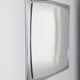 Miroir mural vintage années 70 en métal chromé design italien