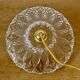 Vintage glass lampshade pendant light - tableware collection -