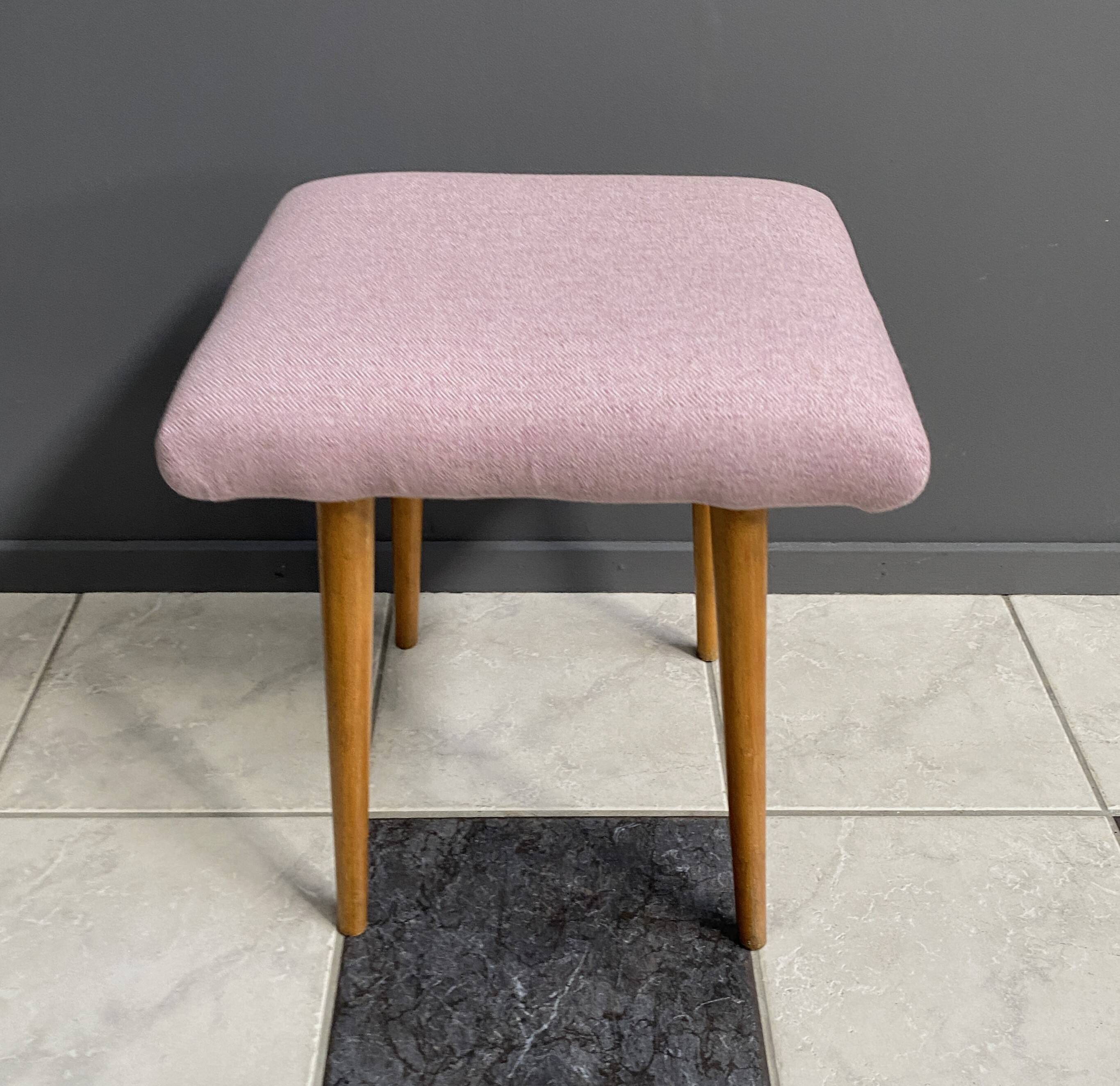 Pink small stool 1970s