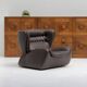 One-seat lounge sofa model pasha, manufactured in the 1970s by durlet, belgium.