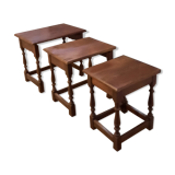 3 rustic pull-out tables