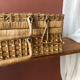 Wicker suitcase