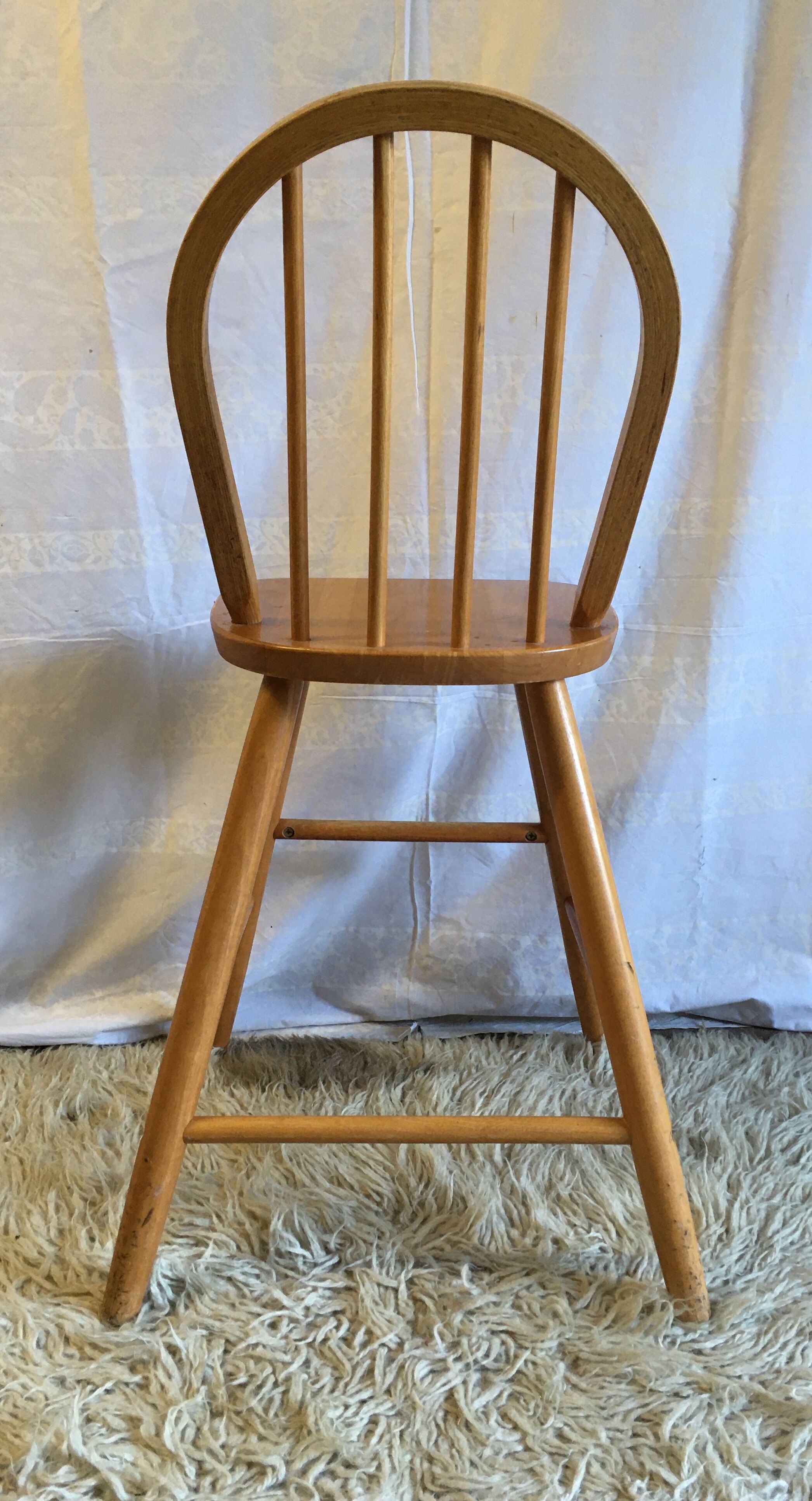 Scandinavian-style children's high chair
