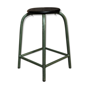 Tabouret de laboratoire en bois