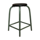 Tabouret de laboratoire en bois et métal