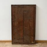 Antique french brass bistro mirror