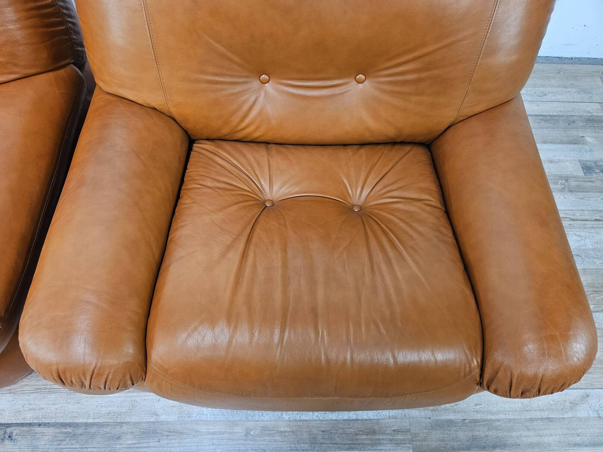 Pair of Sapporo armchairs by Mario Marenco for Mobil Girgi, 1970