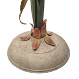 Lampe de table vintage à motif floral italien de la fin du XXe siècle - Art nouveau