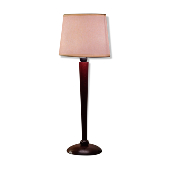 Lampe 1975 a 80 abat jour ovale 47x21 bon etat. elegante