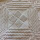 Old handmade crochet bed cover
