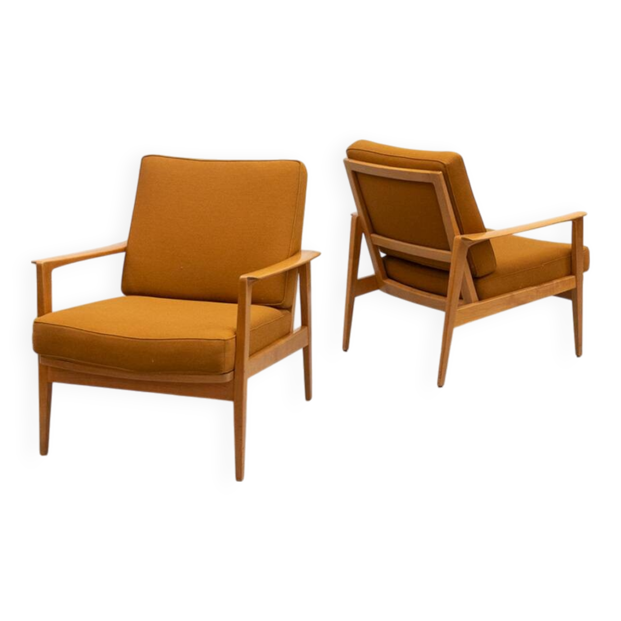 Fauteuil Walter Knoll Antimott du milieu du siècle
