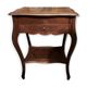 Side desk, Creative leisure table in varnished blond wood 1920