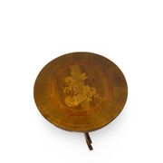 an antique Italian Sorrento occasional table top, from the 19th