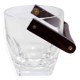Crystal and wood ice bucket 1970