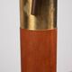 Lampe de table en teck et laiton