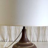Table lamp with ceramic (stoneware) base - mid 20th century.