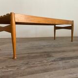 Slatted bench