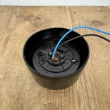 Vintage Brown Bakelite Wall or Ceiling Light with Milk Glass, 1960s